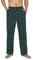 LAPASA Uomo Pantaloni da Pigiama in 100% Cotone Leggero a Quadri Abbigliamento da Notte Stampa a Quadretti Verde Scuro e Navy a quadretti L M38