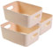 Scatole di immagazzinaggio, scatola rettangolare, set di 3 cestini da studio in plastica organizzatore per cucina, casa, bagno, 20,5 x 14,5 x 7,5 cm
