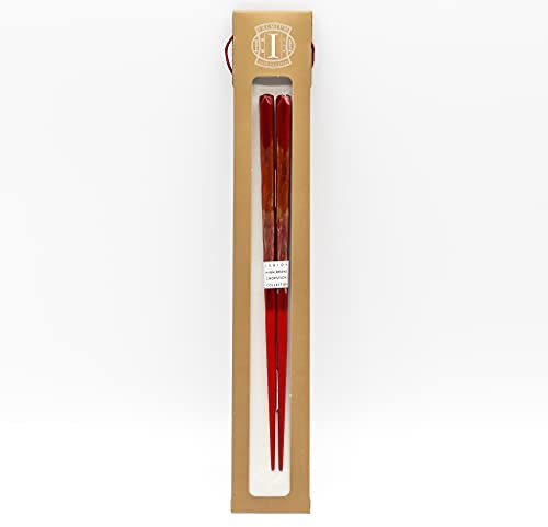ISHIDA KIJICHO Luxury Chopsticks 210MM (Made in Japan), Red