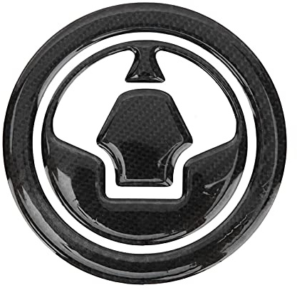 Tankdeckel Aufkleber, Motorrad Tankdeckel Schutzaufkleber Harz Modifikation für Z800(Schwarz)
