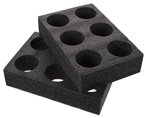 Angoily Bandejas de Tazas para Llevar Portador de Café: 2 Piezas Soporte de 6 Tazas Portador de Bebidas para Llevar Soporte de Bebida para La Entrega de Bebidas Frías Y Calientes
