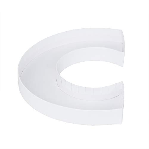 20.8cm Paper Mache Fillable Cardboard Letter Shaped Box Candy Sweet Container Birthday Treat (C)