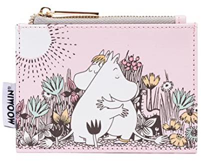 House of Disaster Purses and Coin Pouches Moomin Love Pink Zip Purse Pink