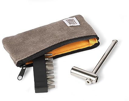 Titanium Bike Multi-Tool by LITHE GOODS. Lightweight EDC tool kit, road and mountain bike accessory