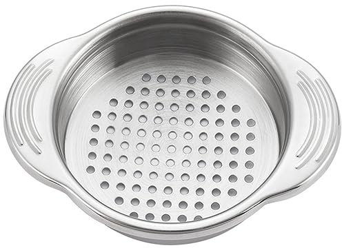 LYEAA Colador de latas de frutas y verduras de acero inoxidable 304 Colador universal de latas de alimentos de 3,2 pulgadas Apto para lavavajillas Colador de latas de atún sin ensuciar Mango