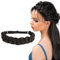 BOFUNX Damen Geflochten Stirnband Haarband 3 Stränge Synthetisches Haar Trachten Haarband geflochtenes Stirnband Haarteil für Hochzeit Bayern Oktoberfest