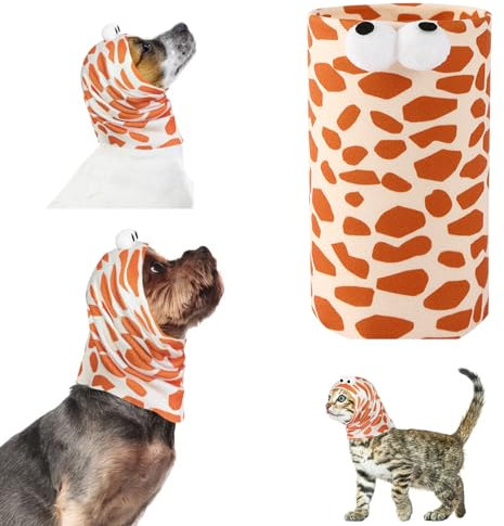 Yoolhamy Cache Oreilles pour Chien, Casque Anti Bruit Chien, Snood Protection pour Oreilles Soulager l'Anxiété Causée par Le Séchage Forcé des Feux d'artifice du Tonnerre
