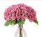 Duovlo Hortensien, künstliche 53,3 cm, realistisch, fühlen sich echt an, lebensechte Blumen, Hochzeit, Zuhause, Büro, Hecor, Party, Tischaufsätze (Rose), 3 Stück