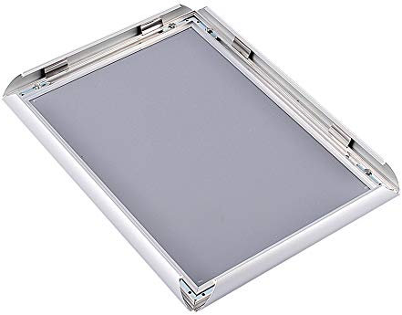 Cornice portafoto in alluminio A4 con copertura in PVC antiriflesso, clip per poster cornice in alluminio cornice per foto A4 disponibili opzioni di montaggio a parete