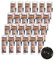 Triplesil Silikon Dichtstoff –24x310 ml schwarz Silikon für Sanitär und Außenbereich-UV & Weather Resistant-silicone sealant for outdoor and indoor-Sanitary & construction Silicone(24x schwarz)