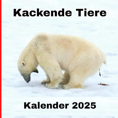 Kackende tiere kalender 2025: Lustiges Geschenk für Wildtierliebhaber