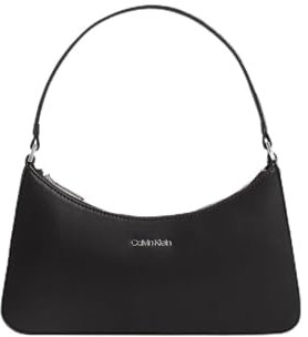 Calvin Klein CK Must Small Shoulder Bag Lv04F3096G, Crossover Donna, Black (Black), OS