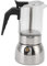 Cafetera Moka Italiana, Olla Moka de Vidrio para Estufa, Cafetera Italiana Clásica Portátil Resistente Al Calor de Acero Inoxidable para el Hogar y la Cafetería (200ML)