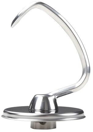 Edelstahl-Knethaken, kompatibel mit Kitchenaid-Standmixern 4,5 QT und 5 QT Mixer-Teigaufsätzen