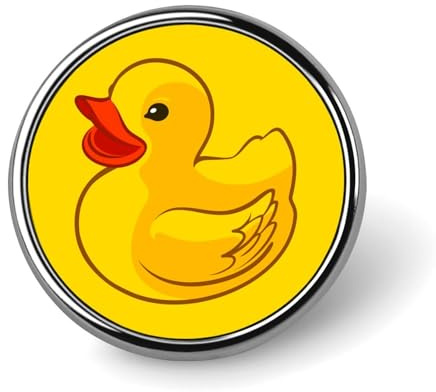 Anstecknadel mit gelber Ente, originelle Anstecknadel, Brosche, Krawattenschmuck, Dekoration für Hüte, Jacken, Hemden