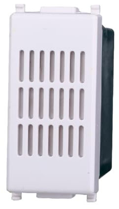 Suoneria, campanello, Moduli Bianchi, Compatibile Con Vimar Plana, frutti, interruttori, pulsanti, deviatori, dimmer, sensori, PIR, buzzer, Per Placche originali e compatibili