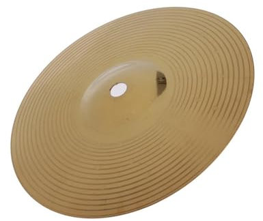 DGRTYG 8''/10'' Splash-Becken, traditionelles Finish, für Schlagzeug-Zubehör, goldfarben(8)