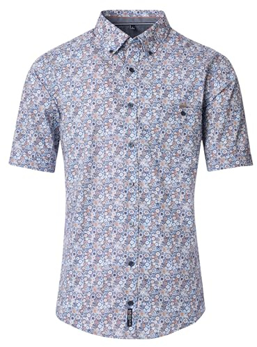 CASAMODA Freizeithemd Kurzarm Print Casual Fit
