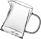 OUNONA Vaso de vidrio aislado vaso de cerveza taza de té de mano copa de vino de cristal taza de leche vaso de jugo de naranja taza de café taza de agua clara Transparent