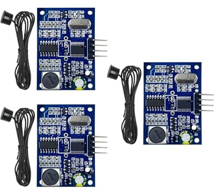 APKLVSR JSN-SR04T Ultraschallsensor Modul,5V Integriertes Ultraschallmess Modul,JSN-SR04T Abstandssensor Ultraschall Entfernungsmess Modul Wasserdicht Kompatibel mit Arduino(3 Stück)