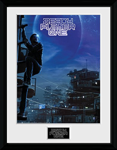 GB eye Ltd GB Eye, Ready Player One Sheet Kunstdruck, gerahmt, 30 x 40 cm, Holz, verschiedene, 52 x 44 x 3 cm