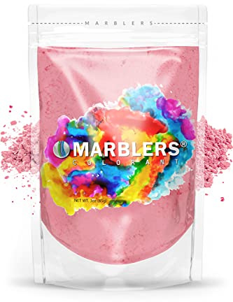 MARBLERS Pink Mica Powder [Pink] 3oz (85g) | Cosmetic Grade | Epoxy Resin Pigment | Dye | Non-Toxic, Vegan, Cruelty-Free | Lip Gloss, Nails, Body Butter | Bath Bomb, Candle & Soap Making