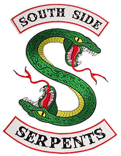 Beyond Patch Aufnäher Schlange 3 Stück Set Kleidung Patch P752 South Side Schlangen Serpents Riverdale