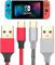 Cable Cargador para Nintendo Switch y Xbox Elite Series 2-2 Pack 10FT Nylon Trenzado USB C a USB A Tipo C Cable de Carga para Switch Lite, Pro Controller, Samsung S10 Note 9, Pixel, LG V30, OnePlus 5