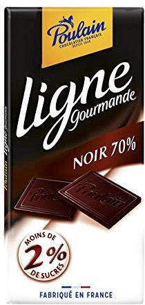 POULAIN - Ligne Gourmande Noir 100G - le Lot De 4