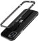 qichenlu Ultraslim Gaming Case Schwarz Aluminium Rahmen kompatibel mit iPhone 12 mini,Leicht Luftfahrt Alulegierung Metall Bumper Innen Schwamm,mit Kamera Schutz Abdeckung Rückseite Folie