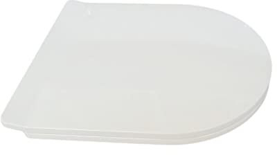 Ramm Toilettensitz mit Absenkautomatik Soft Close | WC Sitz aus antibakteriellem Duroplast mit Quick-Release-Funktion | Made in EU |kompatibel mit Roca Happening | inklusive Befestigungsmaterial