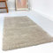 Wecon Home Kuschelig weicher Esprit Hochflor Teppich, bestens geeignet fürs Wohnzimmer, Schlafzimmer und Kinderzimmer RELAXX (120 x 170 cm, beige Sand meliert)