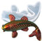 Haowul Moule De Silicone Transparent Chanceux De Poisson en Forme De Poisson en Forme D'époxy Moule De Résine Décorative Moule pour Artisanat Pendant
