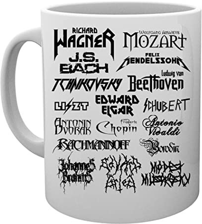 Heavy Metal-Style Al Composers Mug Cup