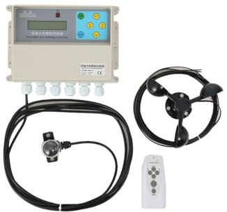 BUCSDG Solar Automatischer Tracking Controller Automatisches Solar Tracking Dual Tracker Controller mit Windgeschwindigkeitssensor(Doppel Achse)
