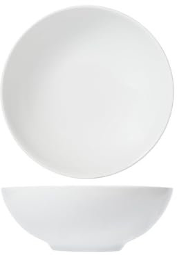 Saturnia Saladier Séville en porcelaine blanche 23 cm, 23 cm