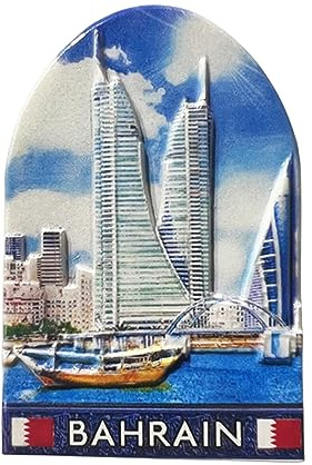 Bahrain Refrigerator Magnet Travel Souvenir 3D Fridge Decoration Magnetic Sticker Craft Collection