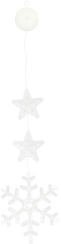 Ciieeo Weihnachten Fenster Lichter Dekorationen LED Schneeflocke Silhouette Hängelampe Weihnachten LED Saugnapf Lampe Für Weihnachtsbaum Fenster Indoor Outdoor Home Decor