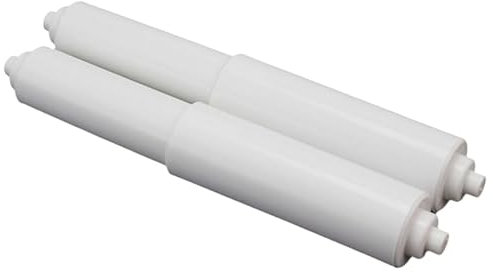 CTDWNT Kunststoff-Toilettenpapierrollen, Rollenhalter, Toilettenpapierhalter, Ersatzspindel für Badezimmer, Federbelastete Rolle, Ersatzstange