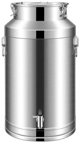 HENXUE Milchkanne Aus Edelstahl 304, Milchtopf, Eimer, Tragetasche, Ölfass, Weineimer, Flasche – Zum Aufbewahren Und Transportieren Von Flüssigem Kaffeebohnentee,001,50L