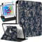 SurgeCraft for iPad Mini 4/5 Case, 360 Degree Rotating Stand with Pencil Holder for Women Cute Girls Folio Cover Floral Pretty Aesthetic for iPad Mini 4th/5th Generation Cases 7.9 Inch