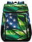 ODAWA Kühlrucksack Wasserdicht Strand Kühltasche Strohhut Mittagessen Rucksack Leichte Campingtaschen, Grün gefärbte USA-Flagge
