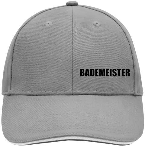 Huuraa Cappy Mütze Bademeister Schriftzug Geschenk | Baseballkappe Basecap Kappe Geschenkidee Unisex Baseball Cap