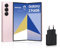 Samsung Galaxy Z Fold6, Smartphone Android 5G avec Galaxy AI, 256 Go, Chargeur secteur rapide 25W inclus, Smartphone déverrouillé, Rose, Version FR