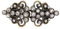 Cardigan Clips 3 Stück Retro Pullover Swirl Clip Cape Mantel Clips Bluse Hemd Revers Kragen Strickjacke Clip Mode Frauen Mädchen Glänzende Kristall Pin Brosche für Frauen Mädchen Kleidung(Style 2 bron