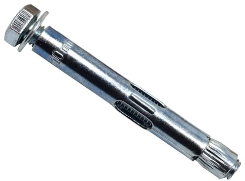 MASONMATE Hex Loose Bolt Sleeve Anchor M10 x 80mm Pack of 50