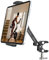 Aluminium Tablet Mount Clamp for Spin Bike, Stationary Bicycle, Treadmill, Stroller Indoor Bike, Peloton, Elliptical - Compatible with 4.7-13 Tablet, iPad Pro, Air, Mini, Galaxy Tab