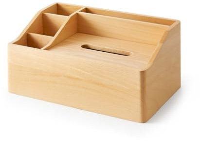 Modern Taschentuchbox mit Plattform und Aufbewahrungsschublade, multifunktionale Taschentuchbox for den Schreibtisch zu Hause Tischplatte