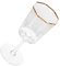 TOPBATHY Bicchiere di vino rosso dal taglio oro tazza di vino piccoli bicchieri da vino Bere occhiali vetreria rosa bicchiere alto bevande tazze Calice d'acqua Calice Di calici