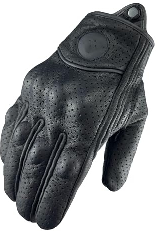 Motorcykelhandskar motorcykelhandskar herr dam motorcykel vinter cykling motocross motor S-3XL XXL cykelskydd (perforerad, XXXL)